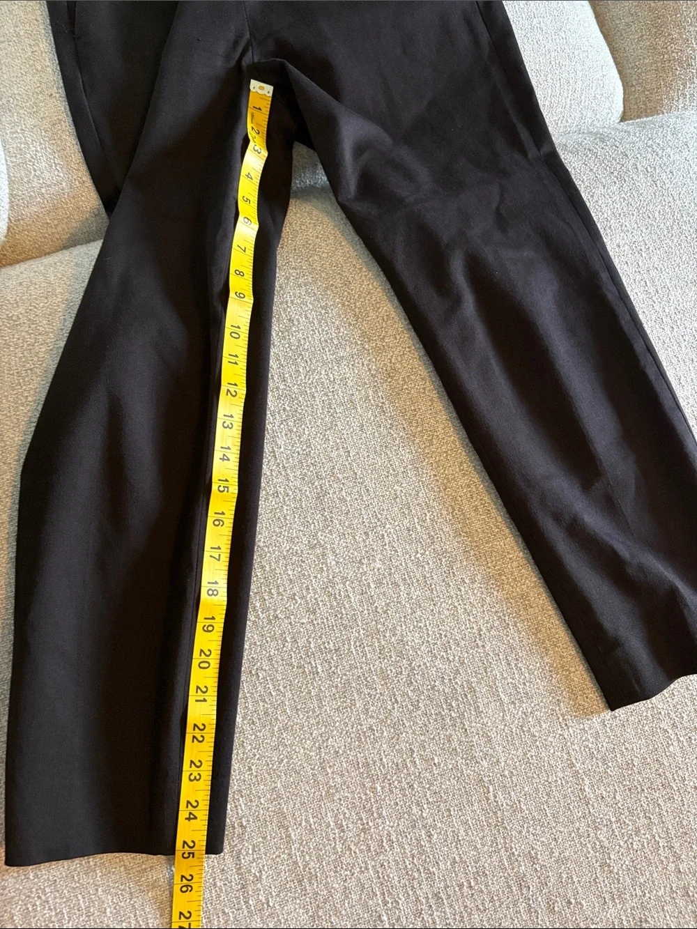 J. Crew Martie Black Cropped Ankle Pants Women Size 6 Tailored Trousers